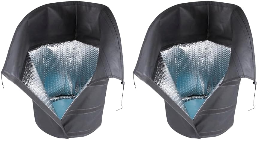 Windhager Winter-Topfschutz Superprotect L, Winterschutz für kälteempfindliche Pflanzen, DM: 25-35 c