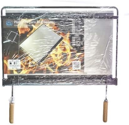 Imex El Zorro 71603 Grillplatte, Edelstahl 60 x 41 cm grau, 60 x 41 cm