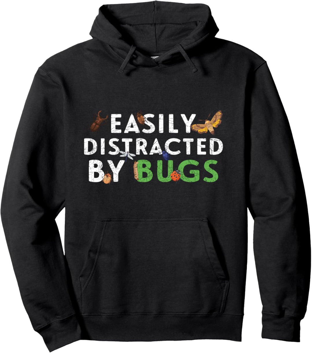Leicht abgelenkt von Käfern Entomologie Biologe Insekt Pullover Hoodie