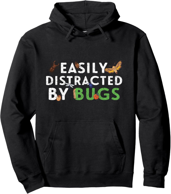 Leicht abgelenkt von Käfern Entomologie Biologe Insekt Pullover Hoodie