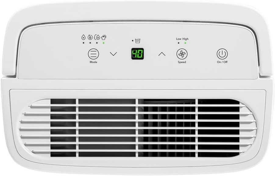 TROTEC Raumentfeuchter elektrisch TTK 27 E – Leistung 12 L/Tag – Fläche 15 m² / 37 m³ – Entfeuchtung