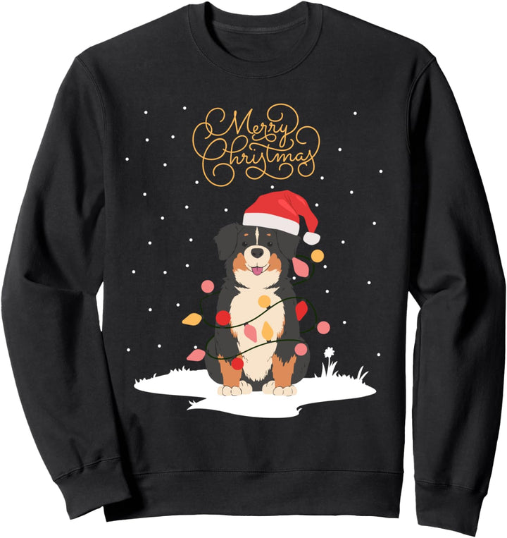 Berner Sennenhund Merry Christmas Bernese Xmas Weihnachts Sweatshirt