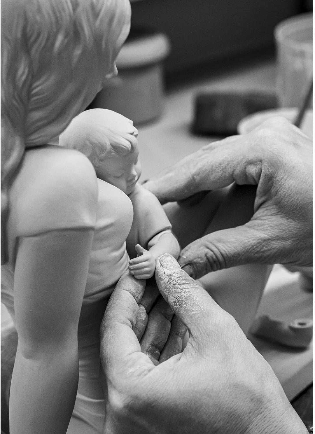 LLADRÓ Figur Mutterliebe. Mutter. Porzellan.