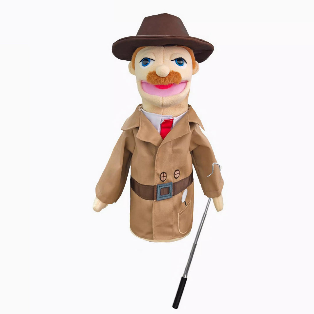 Theater-Handpuppen für Kinder,inklusive Lehrer,Polizist,Bauer,Pirat,Detektiv usw.mit beweglichen off