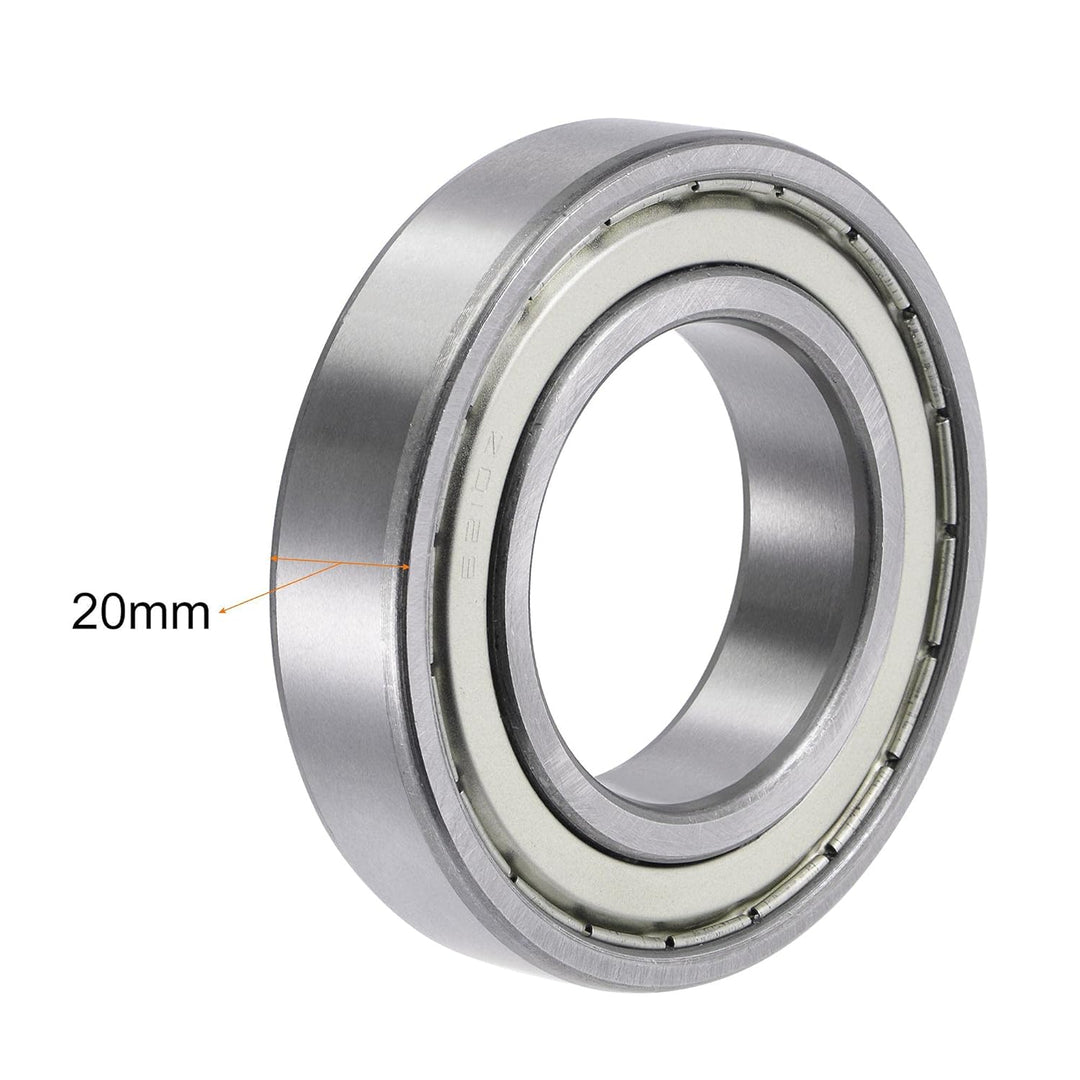 sourcing map 2 Stück 6210ZZ Rillenkugellager 50 mm Bohrung 90 mm Aussendurchm. 20mm Dick Doppelt Ges