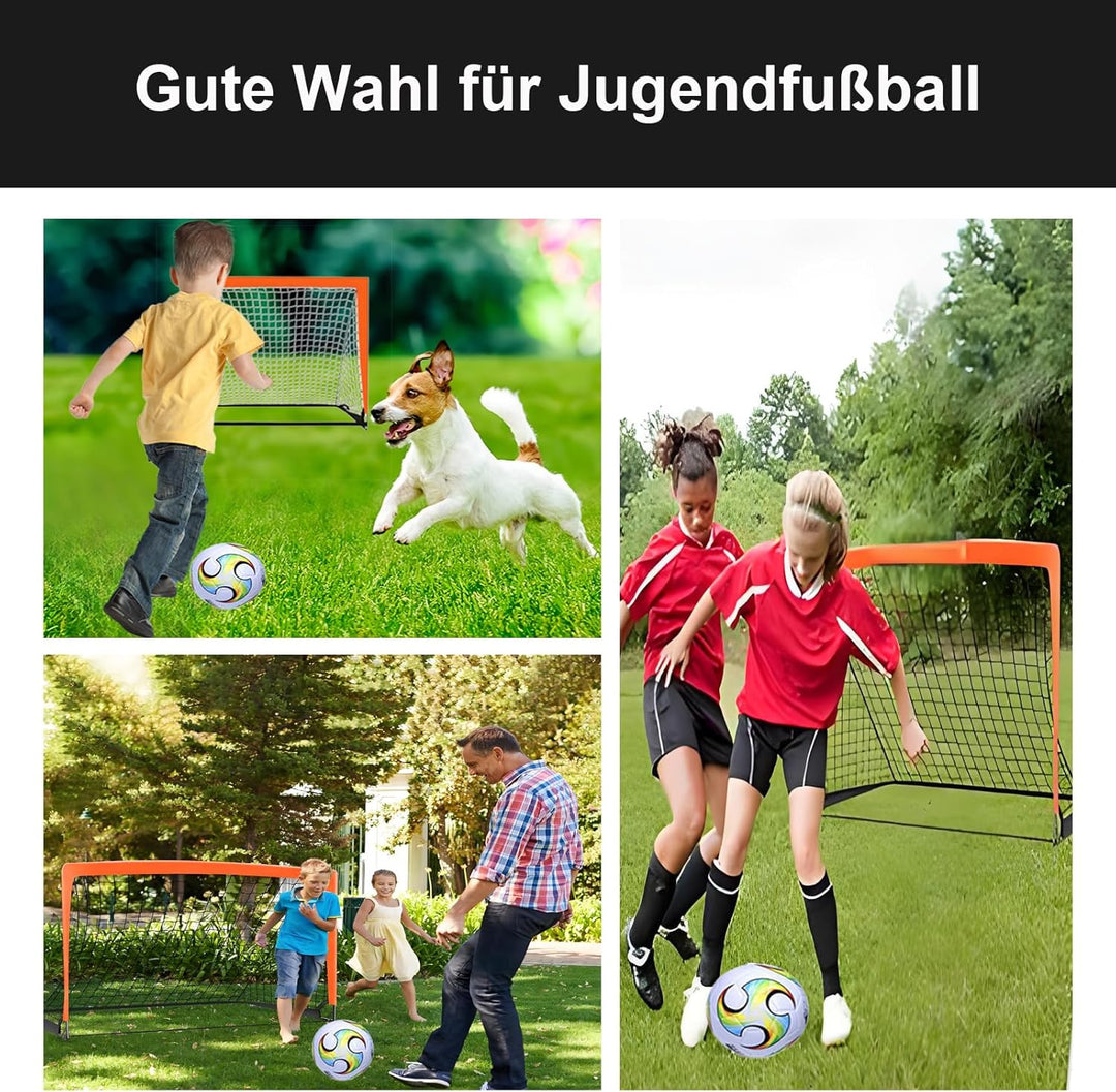 Tragbares Fussballtor, Fussballtraining, Fussballtrainingsgeräte für Jugendliche mit tragbarem und l