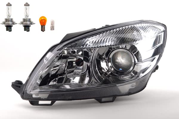 Johns, Scheinwerfer kompatibel zu Skoda Fabia 54 04/10-12/14 links + Leuchtmittel