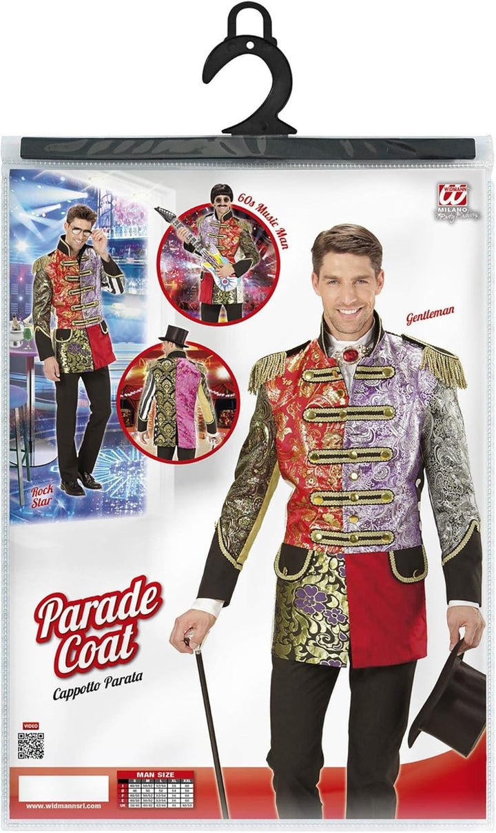 "JACQUARD PATCHWORK PARADE COAT" for man - (S), S