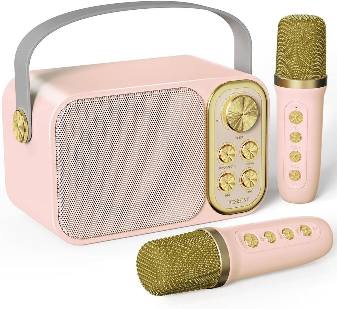 Home Mini-KTV-Set-Audio, kabelloser Bluetooth-Lautsprecher, Mikrofon, Mikrofon-All-In-One-Gerät, Blu