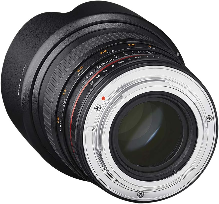 Rokinon 50 mm F1.4 Objektiv für Nikon Digital SLR, Nikon