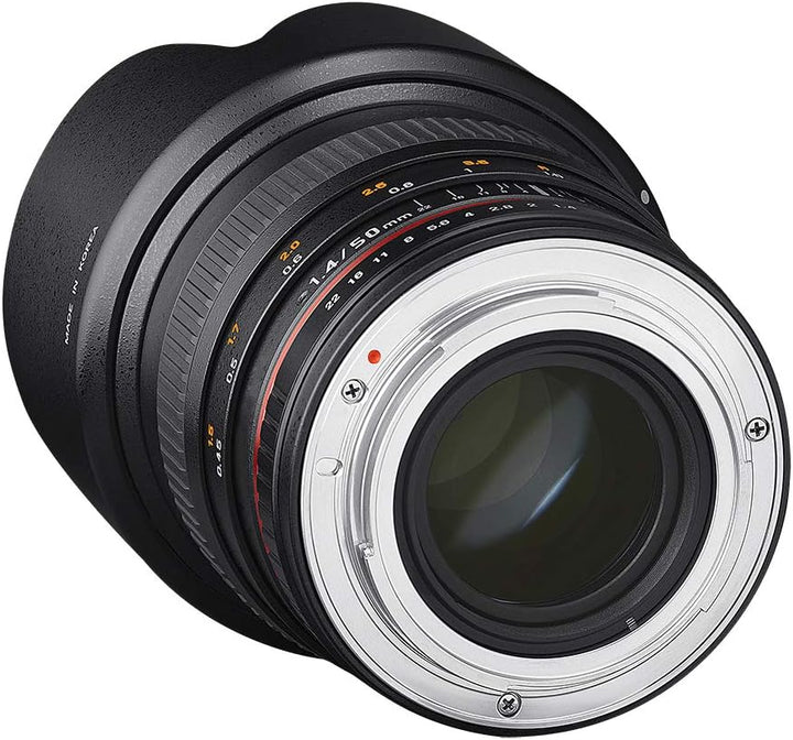 Rokinon 50 mm F1.4 Objektiv für Nikon Digital SLR, Nikon