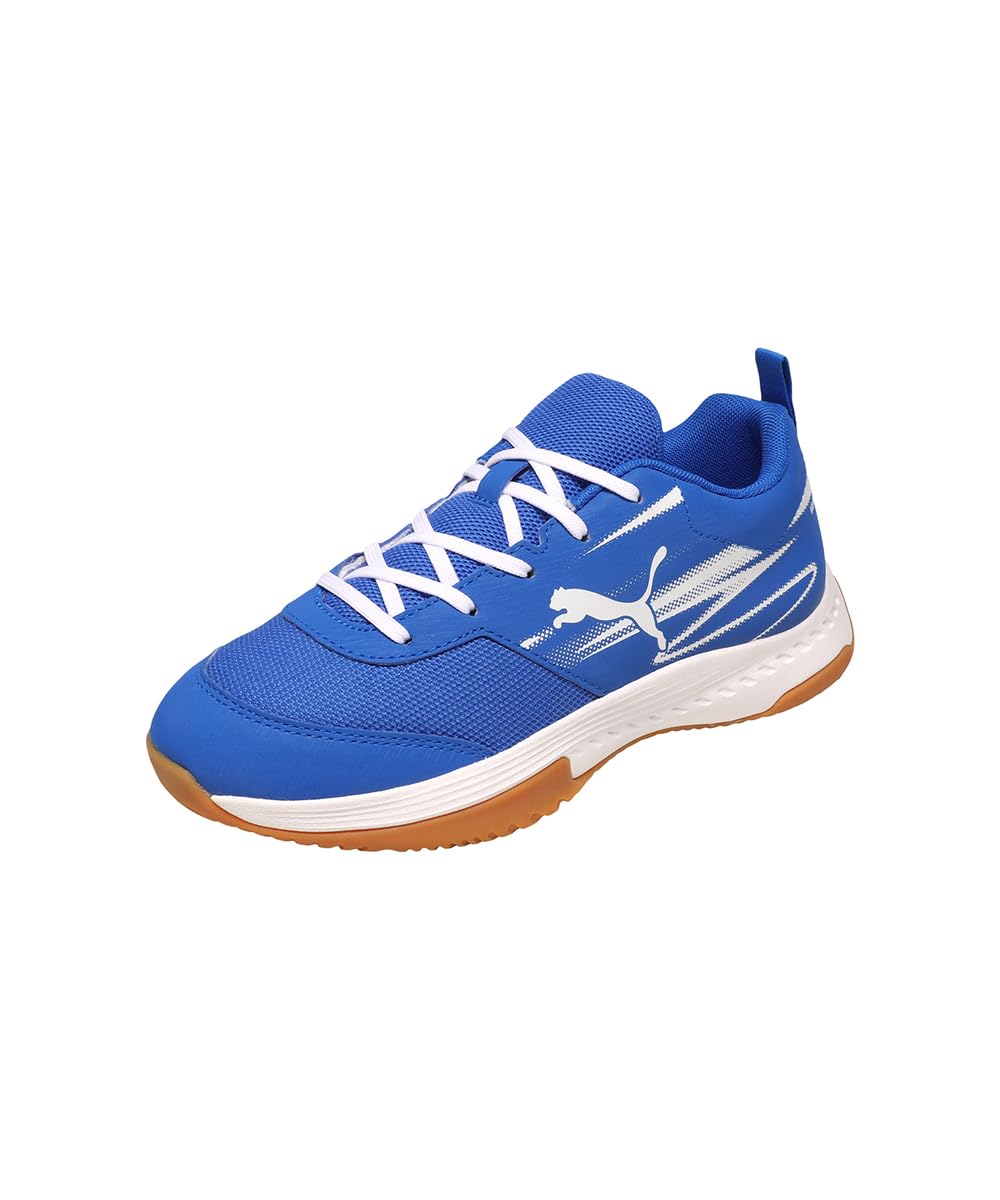 PUMA Unisex Kinder Varion Li JrIndoor Court Shoe 34 EU Puma Team Royal Puma White Gum, 34 EU Puma Te