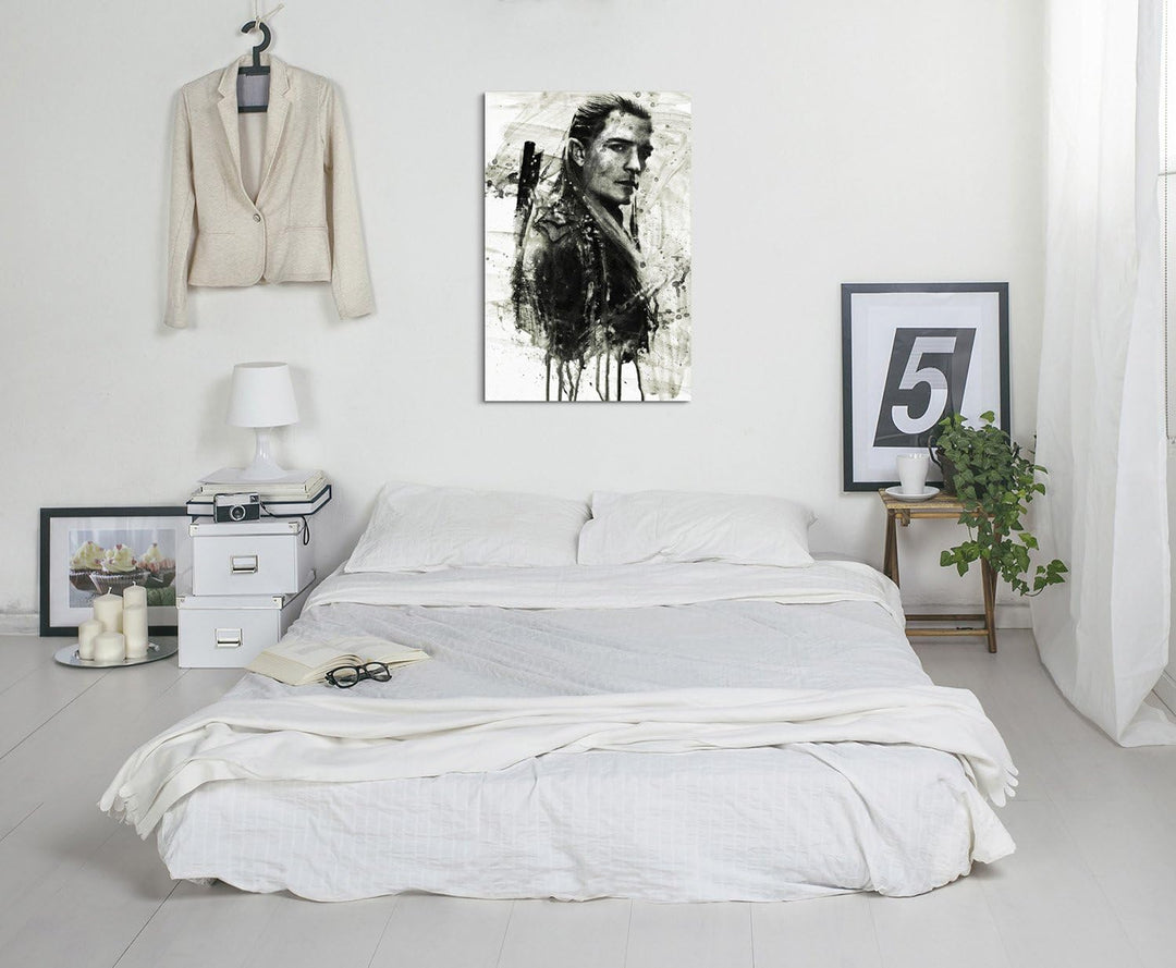 Paul Sinus Art Legolastdos 90x60cm Wandbild Aquarell Kunstbild Malerei Leinwandbild Fotoleinwand