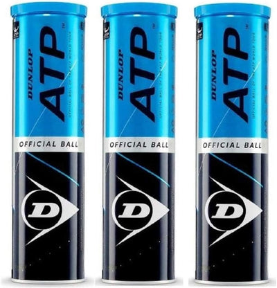 Dunlop ATP Offizielle Tennisbälle 12er Pack (3 x 4)