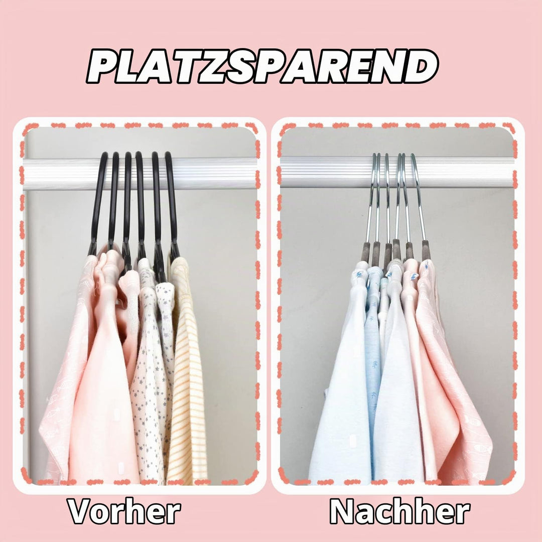 30 Pack Baby Anti-Rutsch-Samt Kleiderbügel, Säuglings- und Kleinkinderbügel, Ultra-schlanke, Platzsp