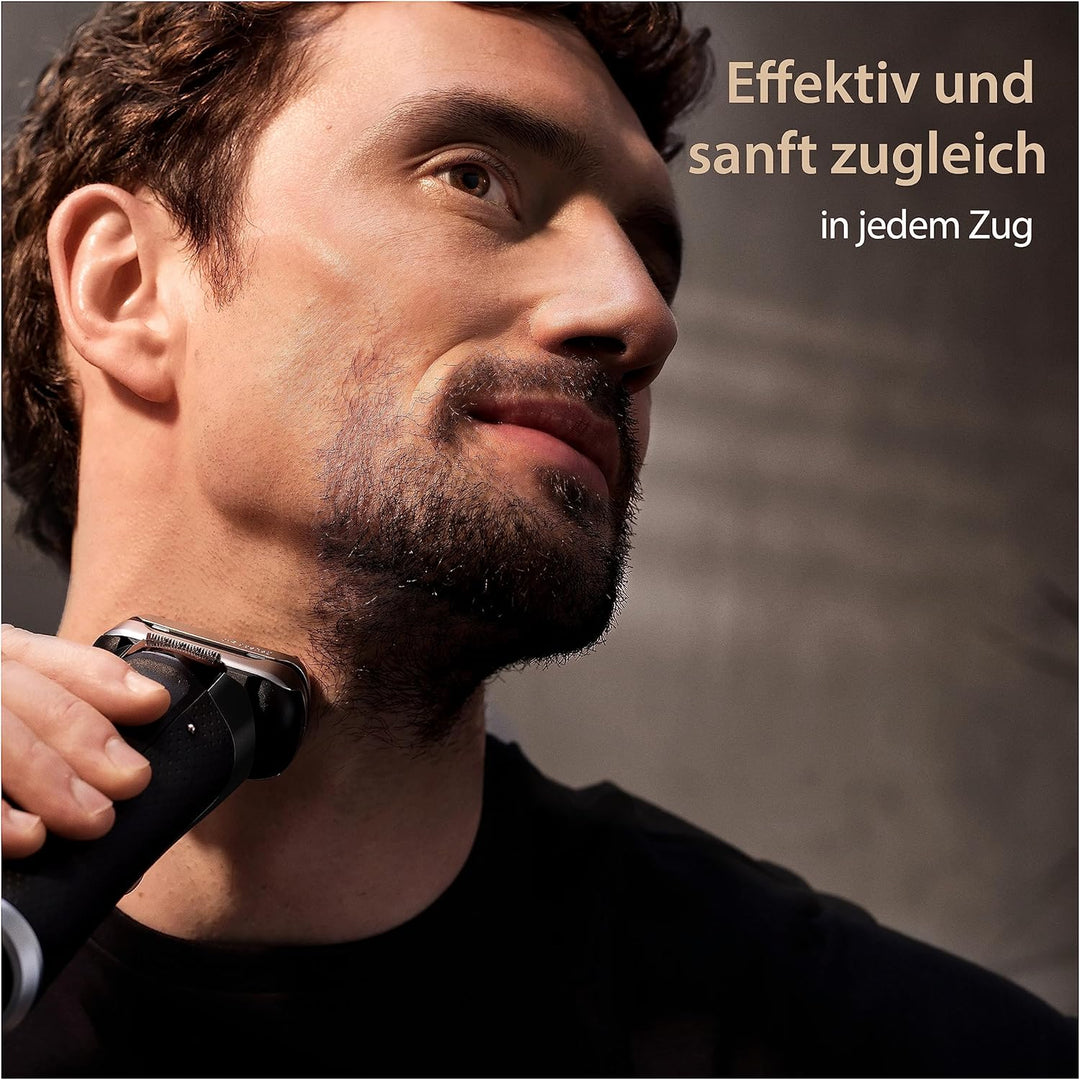 Braun Series 9 Pro+ Rasierer Herren Elektrisch, Elektrorasierer mit 5 Pro Rasierelementen, Langhaars