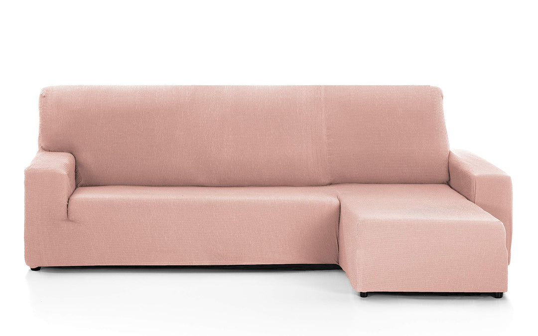 Martina Home - Bezug für Chaise Longue, Modell Túnez, Lachsfarbe, kurzes Eckteil rechts kurzer recht