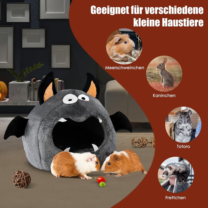 ONEJU Meerschweinchenbett, Meerschweinchenversteck, Kaninchenbett, Kaninchenversteck, Meerschweinche