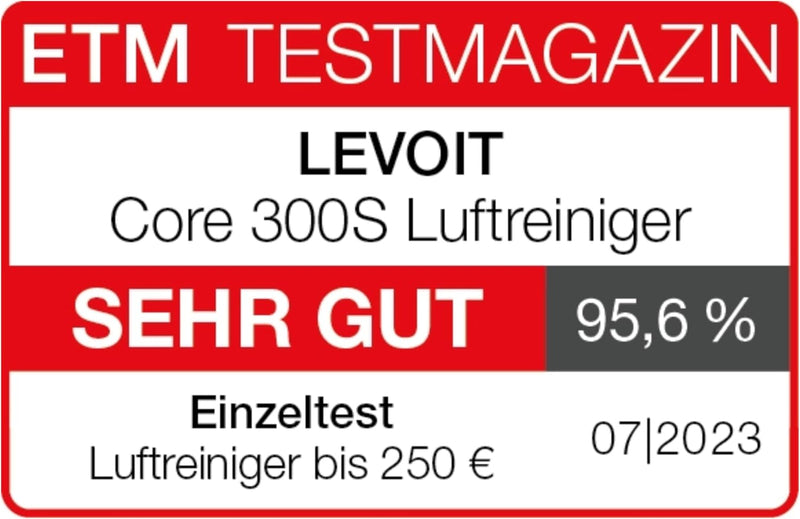 LEVOIT Luftreiniger Allergiker mit H13 HEPA Luftfilter gegen 99,97% von Schimmel Staub Pollen, Luftq
