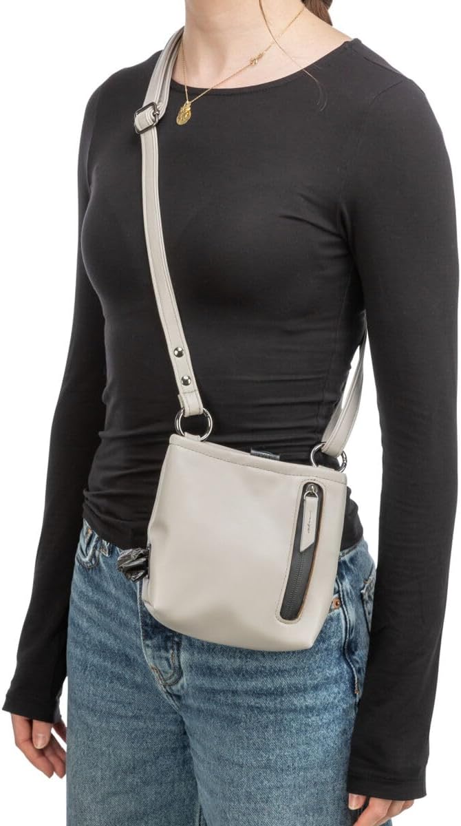 TRIXIE Snacktasche CityStyle, 15 × 15 × 1,5 cm, grau