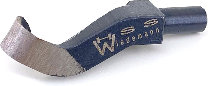 Wiedemann Ausdrehhaken gross gerade und gross gekröpft mit Ø13mm kurzer Haltestange für Drechsler/Wo