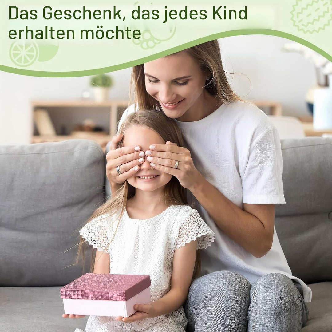 15 Stück Kindermesser, Mit Faltbarer Aufbewahrungsbox Und Schürzen, Für Kindermesser Ab 3 4 5 6 Jahr