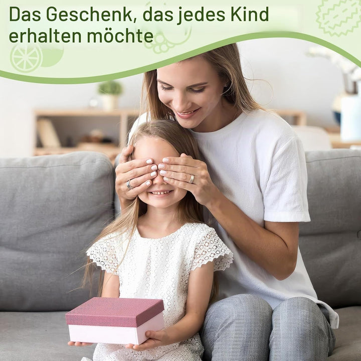 15 Stück Kindermesser, Mit Faltbarer Aufbewahrungsbox Und Schürzen, Für Kindermesser Ab 3 4 5 6 Jahr