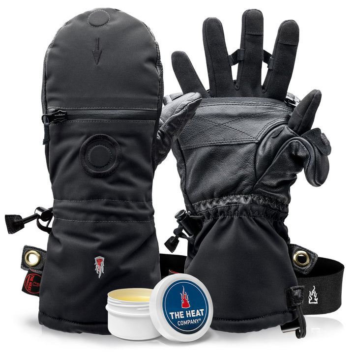 THE HEAT COMPANY - Heat 3 SMART – Die Handschuh Innovation – Handschuhe & Fäustlinge in Einem: Fäust