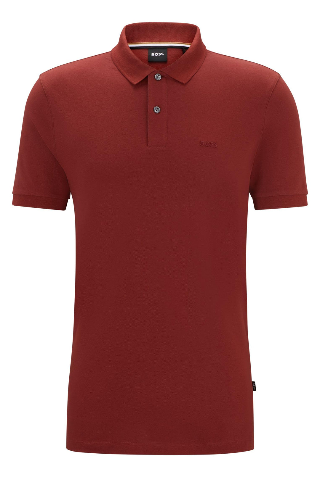 BOSS Herren Pallas Pallas Poloshirt aus Bio-Baumwolle mit Logo-Stickerei S Braun248, S Braun248