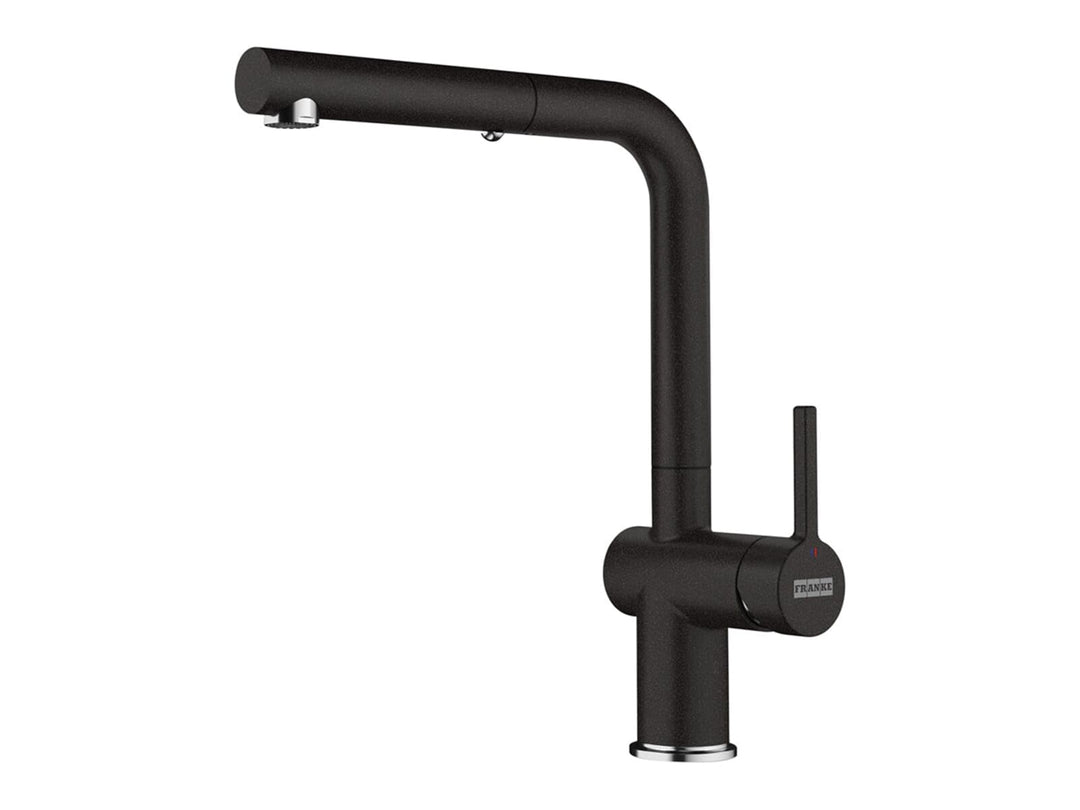 FRANKE 1 Active L pull out spray Spültischarmatur, Chrome/Black