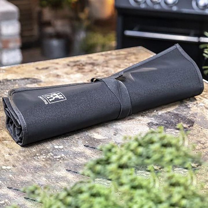 ZWILLING BBQ GrillOptimalck-Set, 5-TLG, Grillwerkzeug mit Rolltasche, Grillwender, zange, Gabel, Pin