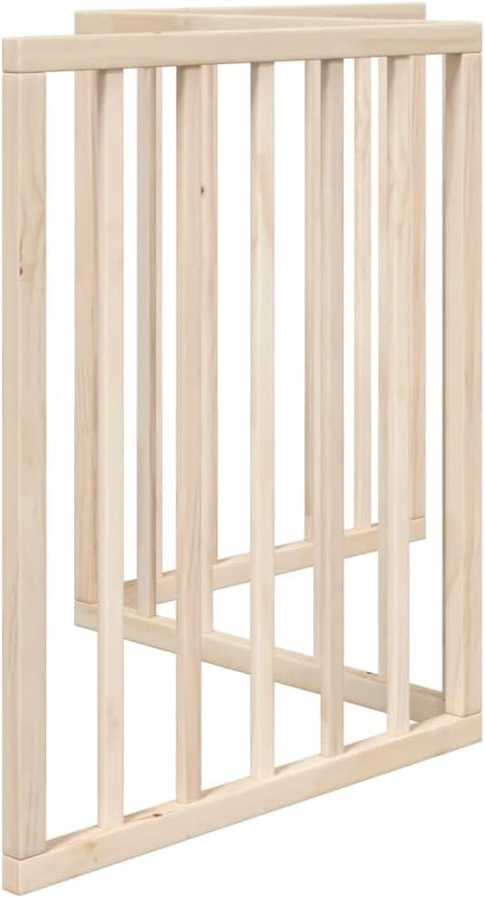 vidaXL Hundetor 3-TLG., Hundegitter Faltbar Pflegeleicht, Schutzgitter für Wohnzimmer Küche Treppe,