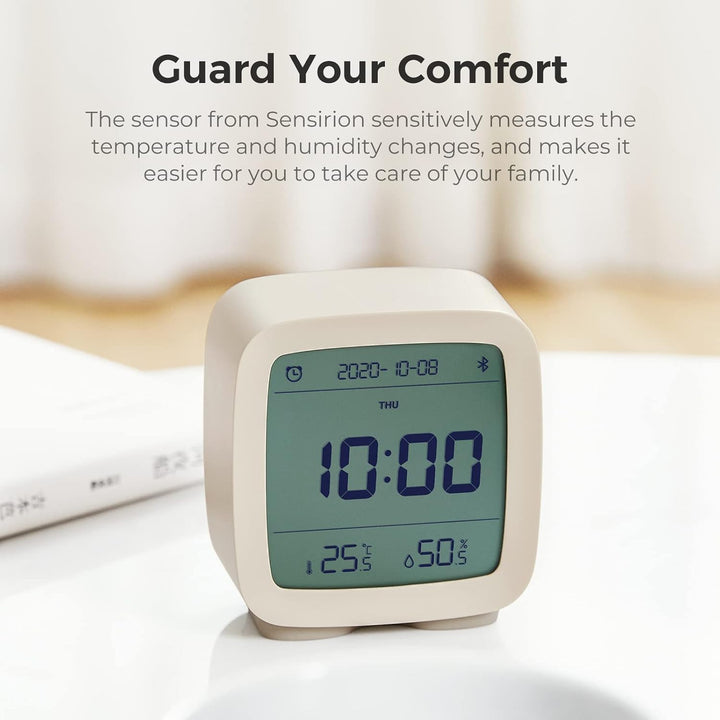 qingping Bluetooth Wecker, Funktioniert mit Mi Home (Alle Einstellungen nach App), Digitaler Smart W