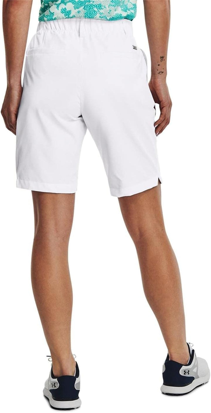 Under Armour Damen Shorts Left Shorts M White (100)/Metallic Silver, M White (100)/Metallic Silver
