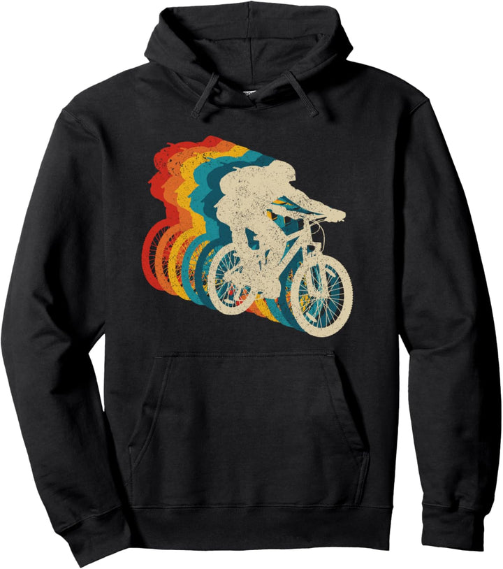 Mountainbike Vintage MTB Downhill Fahrrad Geschenk Pullover Hoodie
