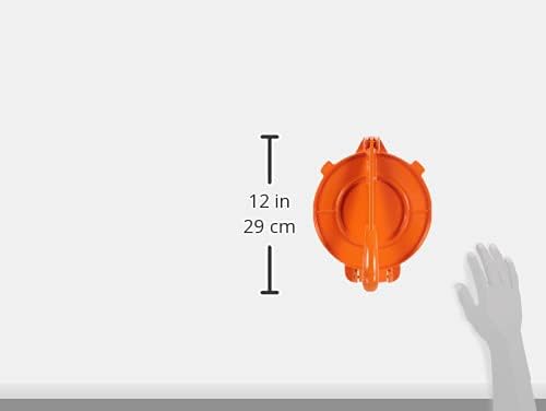 Ibili 799820 Tortillapresse 20 cm aus Aluminium, orange