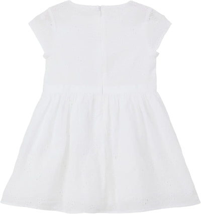 s.Oliver Junior Girl's 2127404 Kleid, kurz, White, 116