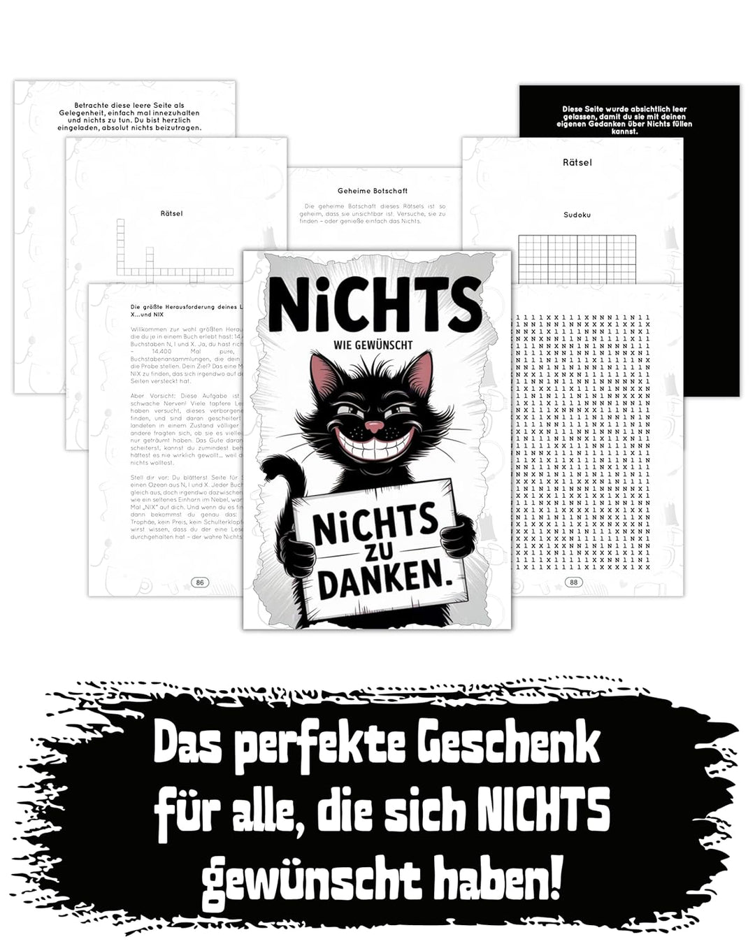 NICHTS - Wie gewünscht: Die ultimative Antwort auf „Ich will nichts“ | Mit nichts, absurden Weisheit