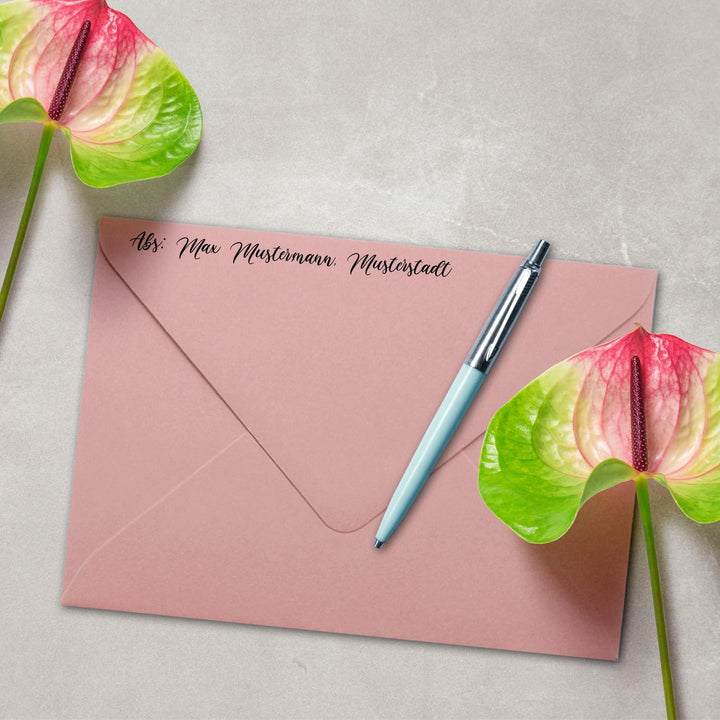 Briefumschläge in Alt-Rosa- 400 Stück - DIN C5 Kuverts 22,0 x 15,4 cm - Nassklebung ohne Fenster - W