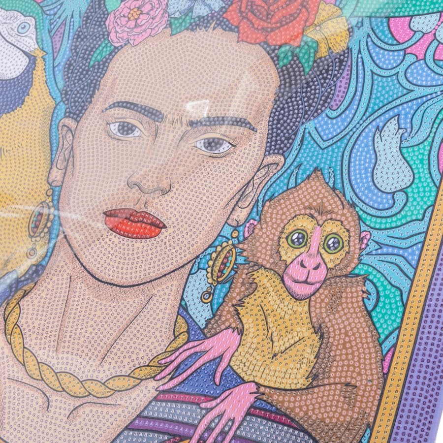CRYSTAL ART - Frida Kahlo, 40x50cm Scroll, CAS-31FRK908L