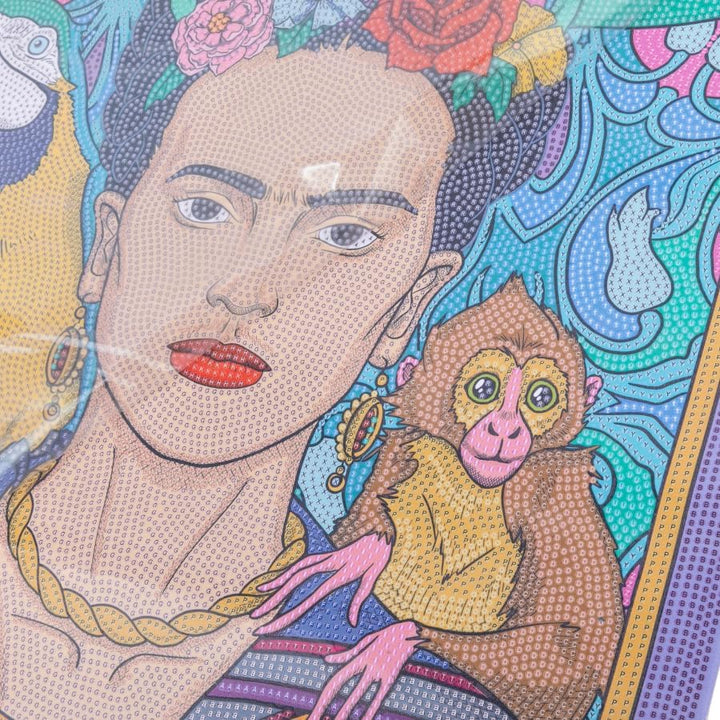 CRYSTAL ART - Frida Kahlo, 40x50cm Scroll, CAS-31FRK908L