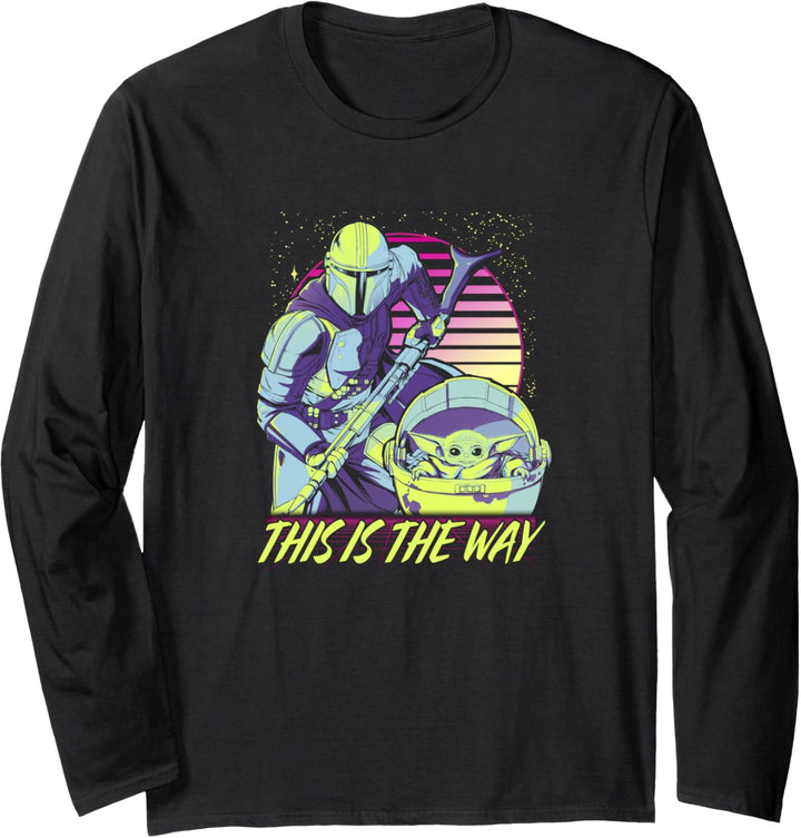 Star Wars The Mandalorian Vapor Mando Child Langarmshirt