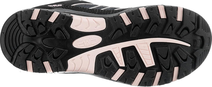 CMP Unisex Kinder Kids Rigel Low Shoe Wp Trekking-& Wanderhalbschuhe 32 EU Asphalt Rose, 32 EU Aspha