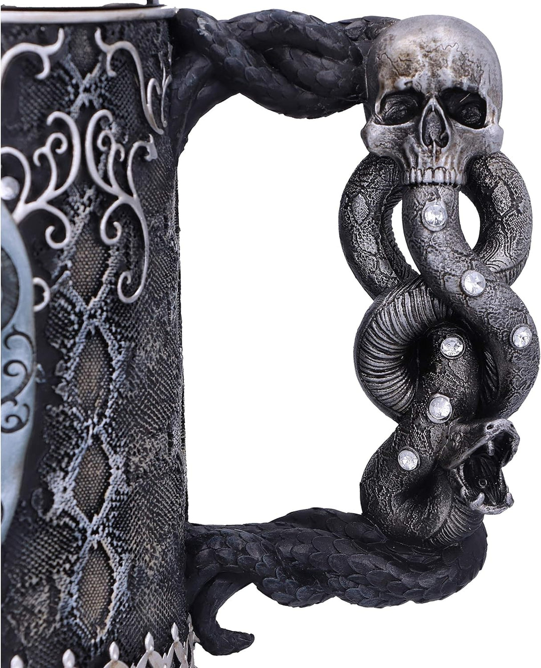 Nemesis Now Collectable Tankard Harry Potter Death Eater Maske Voldemort Sammelkrug, Kunstharz, schw