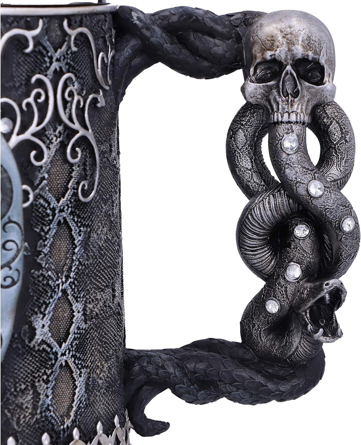 Nemesis Now Collectable Tankard Harry Potter Death Eater Maske Voldemort Sammelkrug, Kunstharz, schw