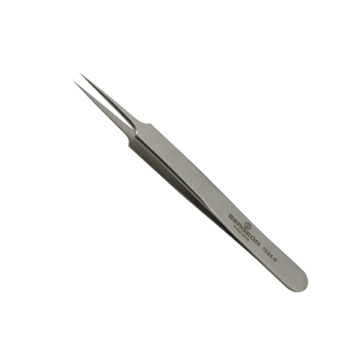 Bergeon 7024-5 Pinzette, Edelstahl, antimagnetisch, 120 mm