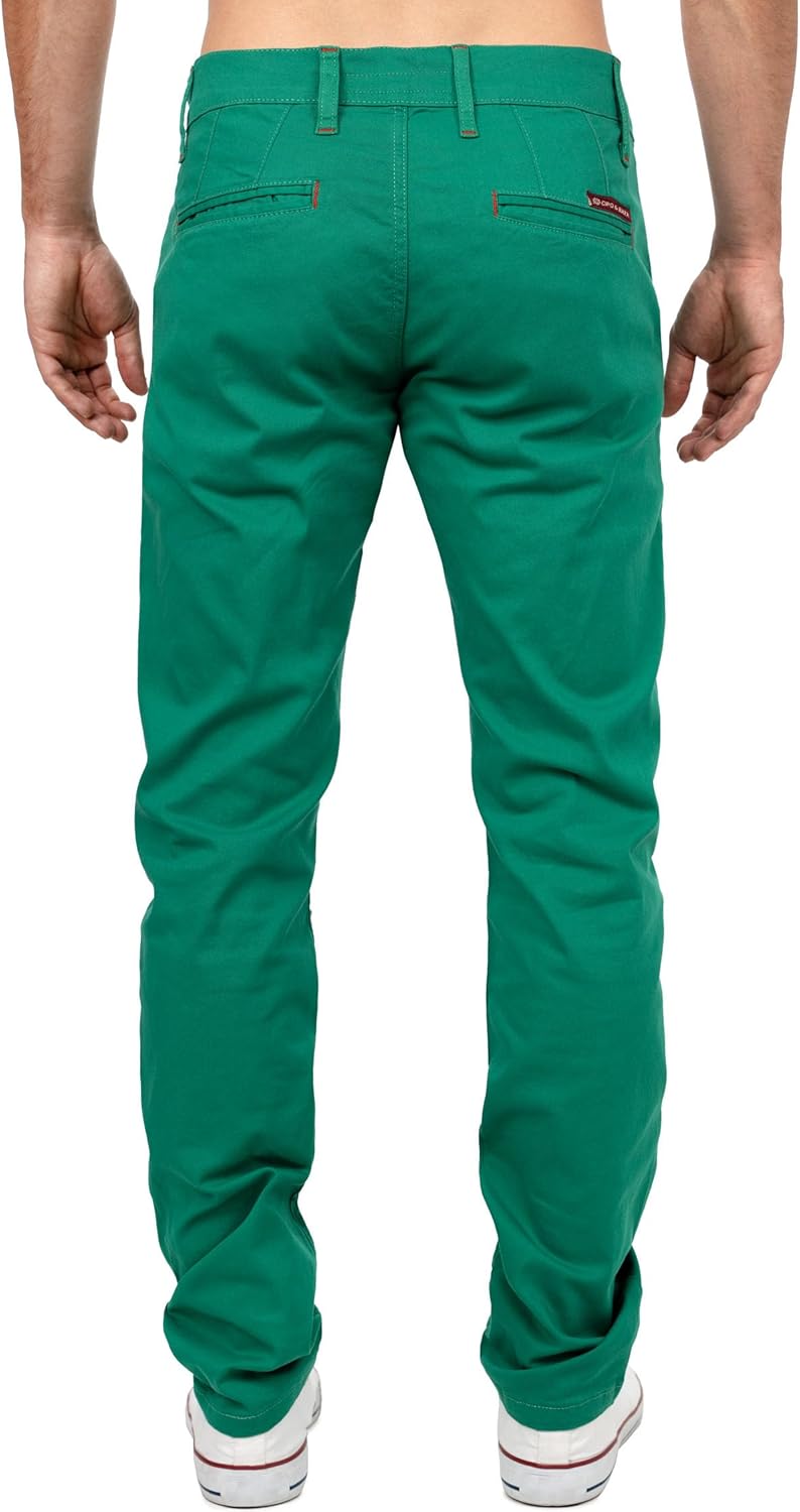 Cipo & Baxx Herren Stoffhose – Slim Fit & Regular Fit | Stretch Baumwoll-Mix | Atmungsaktiv & Bequem