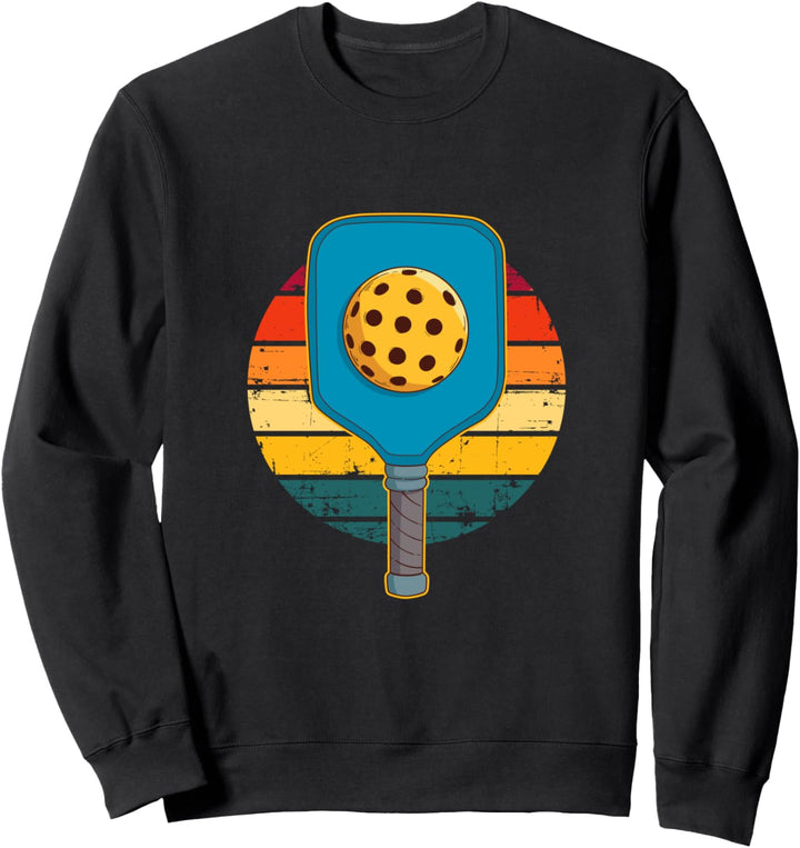 Retro Pickleball Paddel Geschenk Sweatshirt
