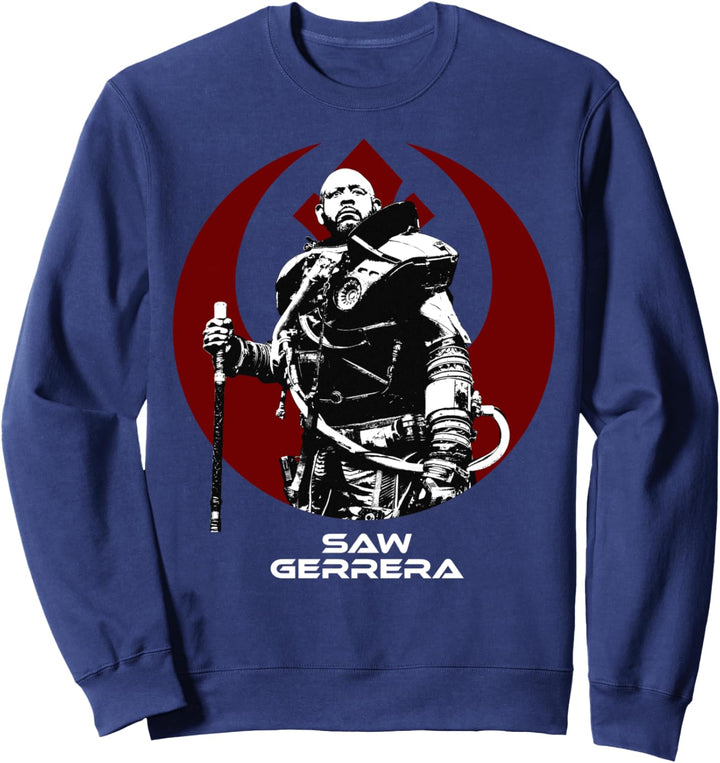 Star Wars Rouge One Saw Gerrera Rebel Portrait Sweatshirt