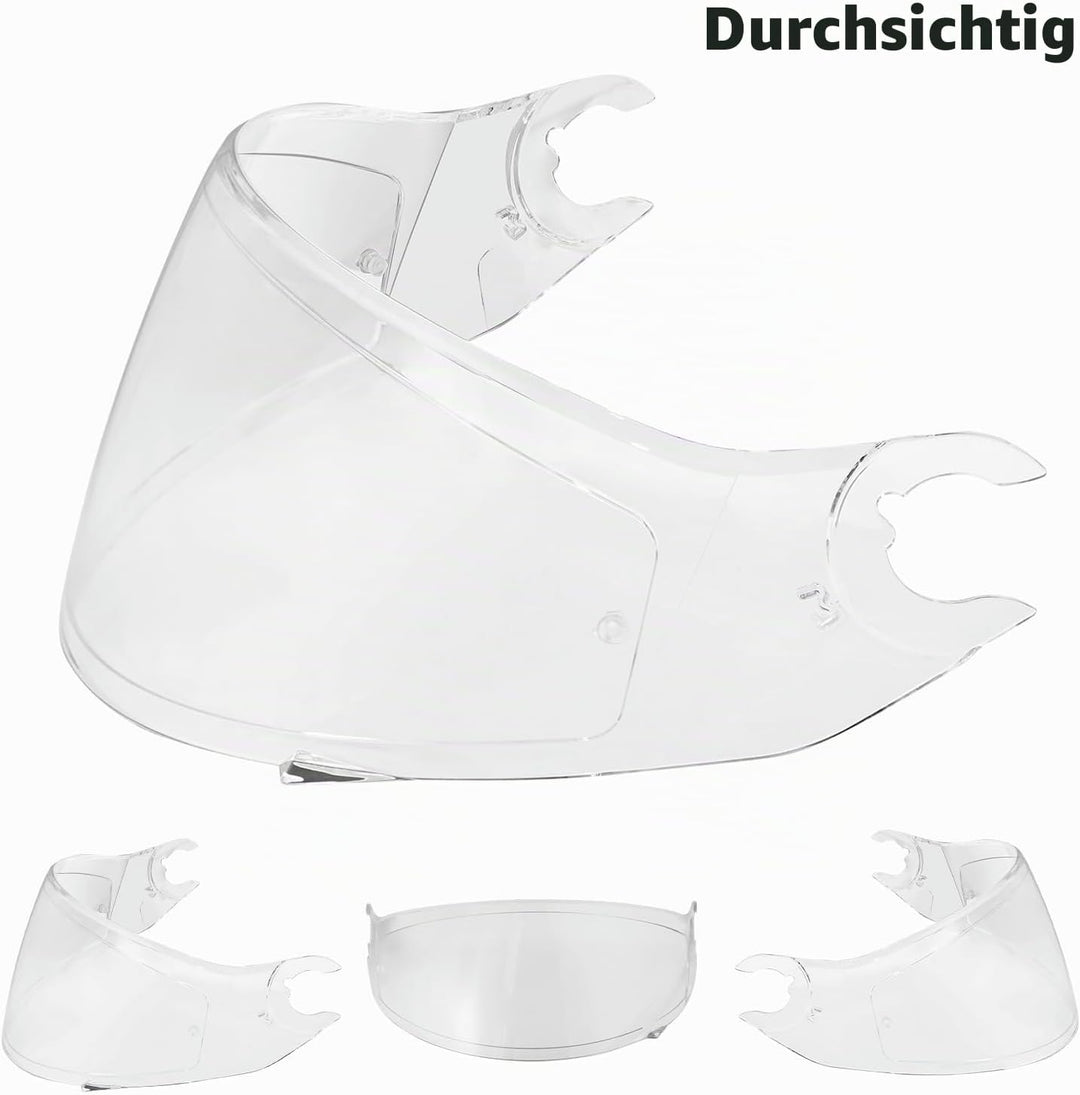 Helmvisier für Shark D Skwal D-Skwal 2 Spartan,Motorradhelm Visier,Motorrad Windschutz Helm Objektiv